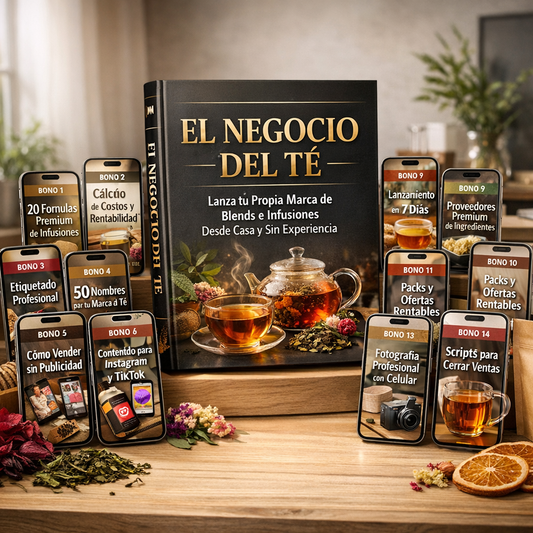 EL NEGOCIO DEL TÉ– Lanza Tu Propia Marca Desde Casa